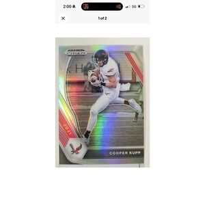 2021‎ Panini Prizm Draft Picks Football Cooper Kupp #47 Silver Prizm